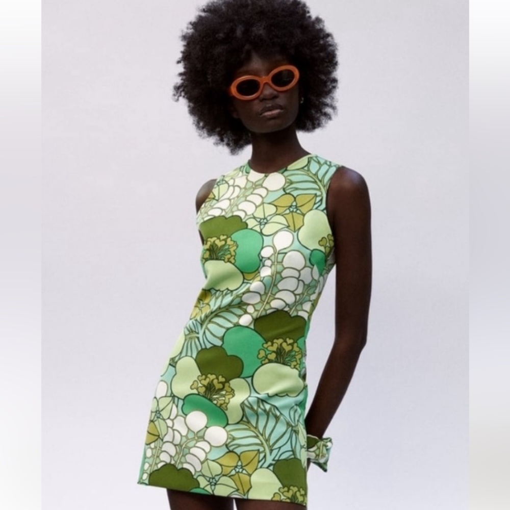 Zara Mini Dress with Matching Scrunchie